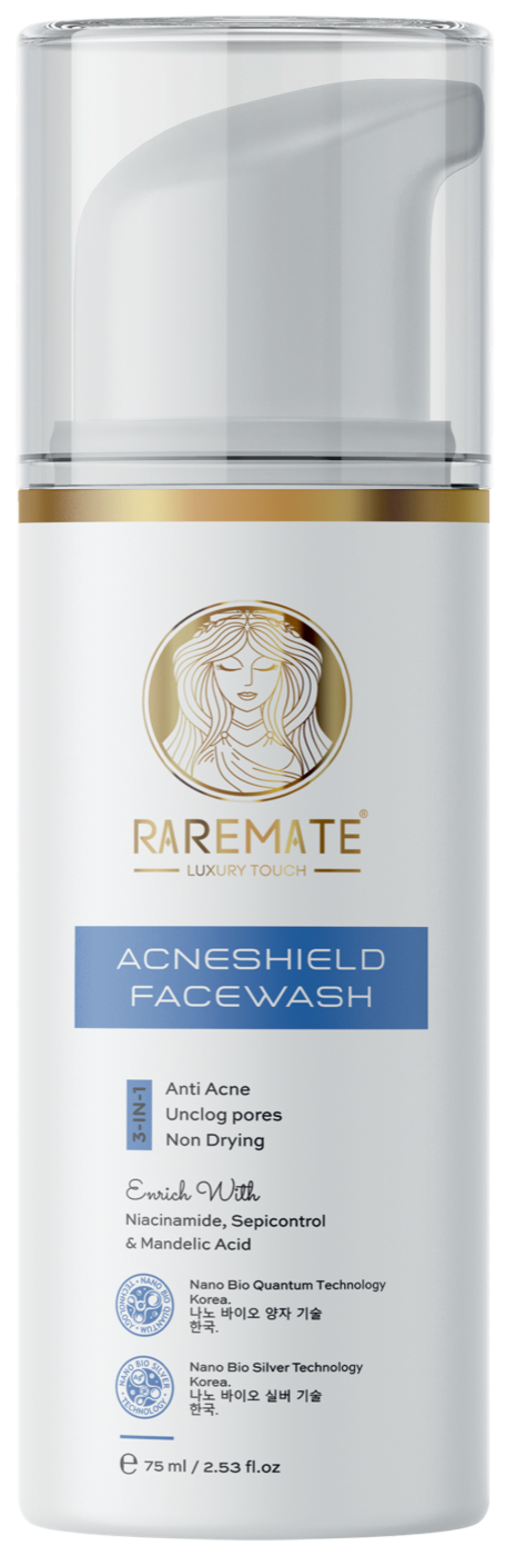 RAREMATE Acneshield Facewash — Active breakout care