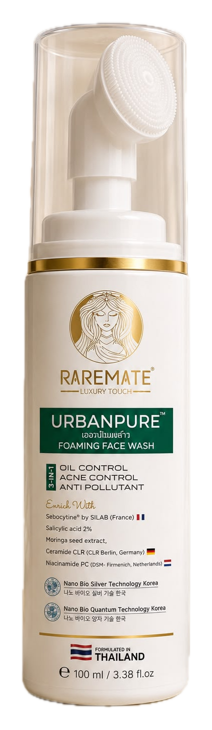 RAREMATE UrbanPure Foaming Face Wash — Daily clarifying cleanse
